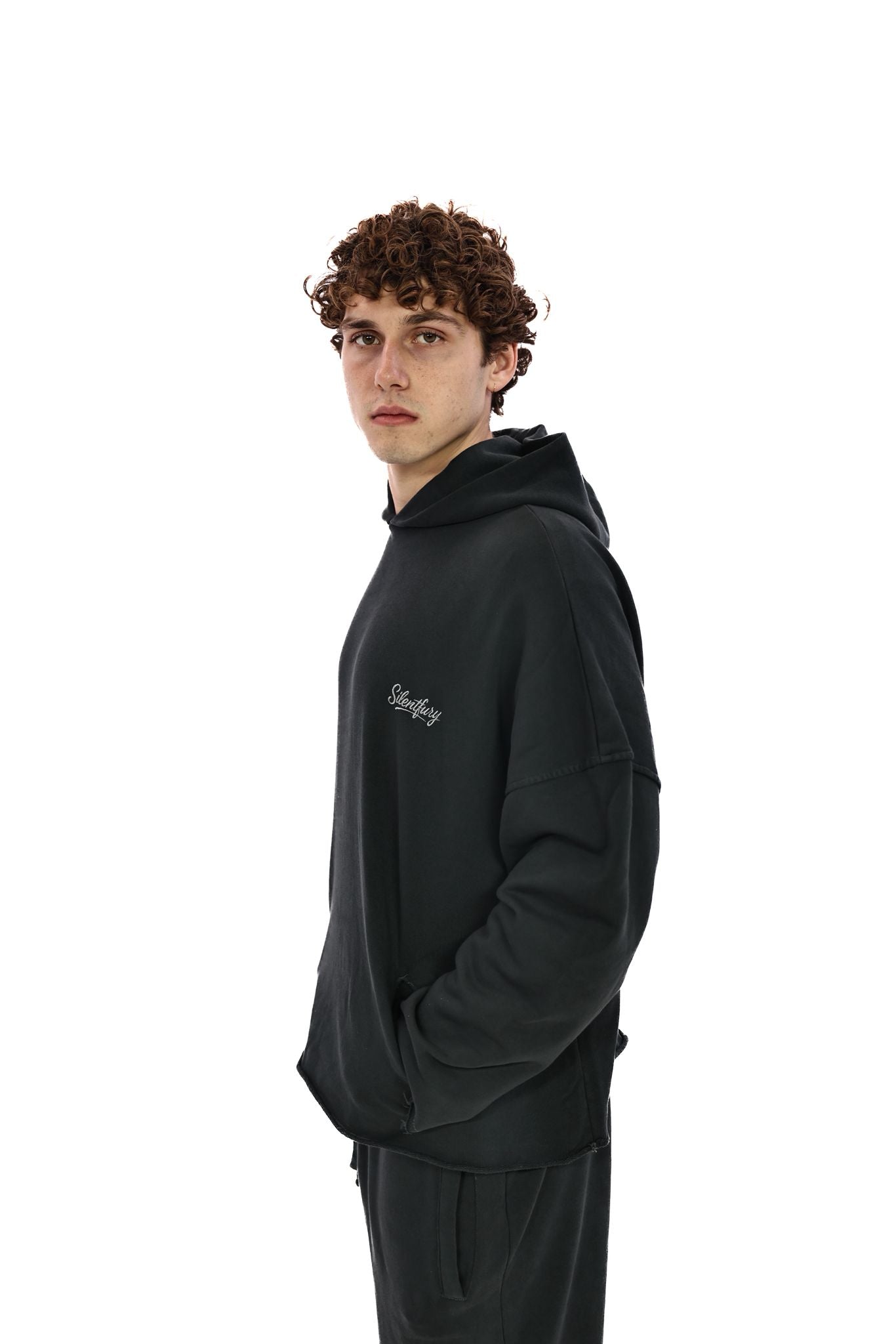 Washed Core Unisex Hoodie – Dark Grey